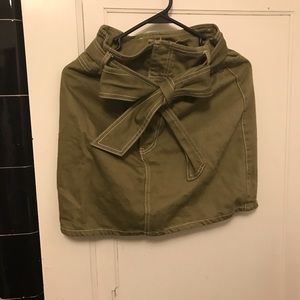 Green forever 21 pencil skirt